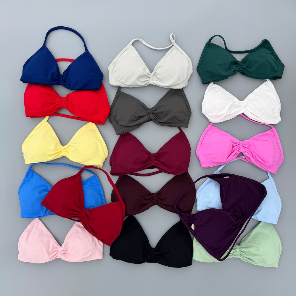 Sports Bra Racerback - Top Deportivo con Tirantes para Mujer,
