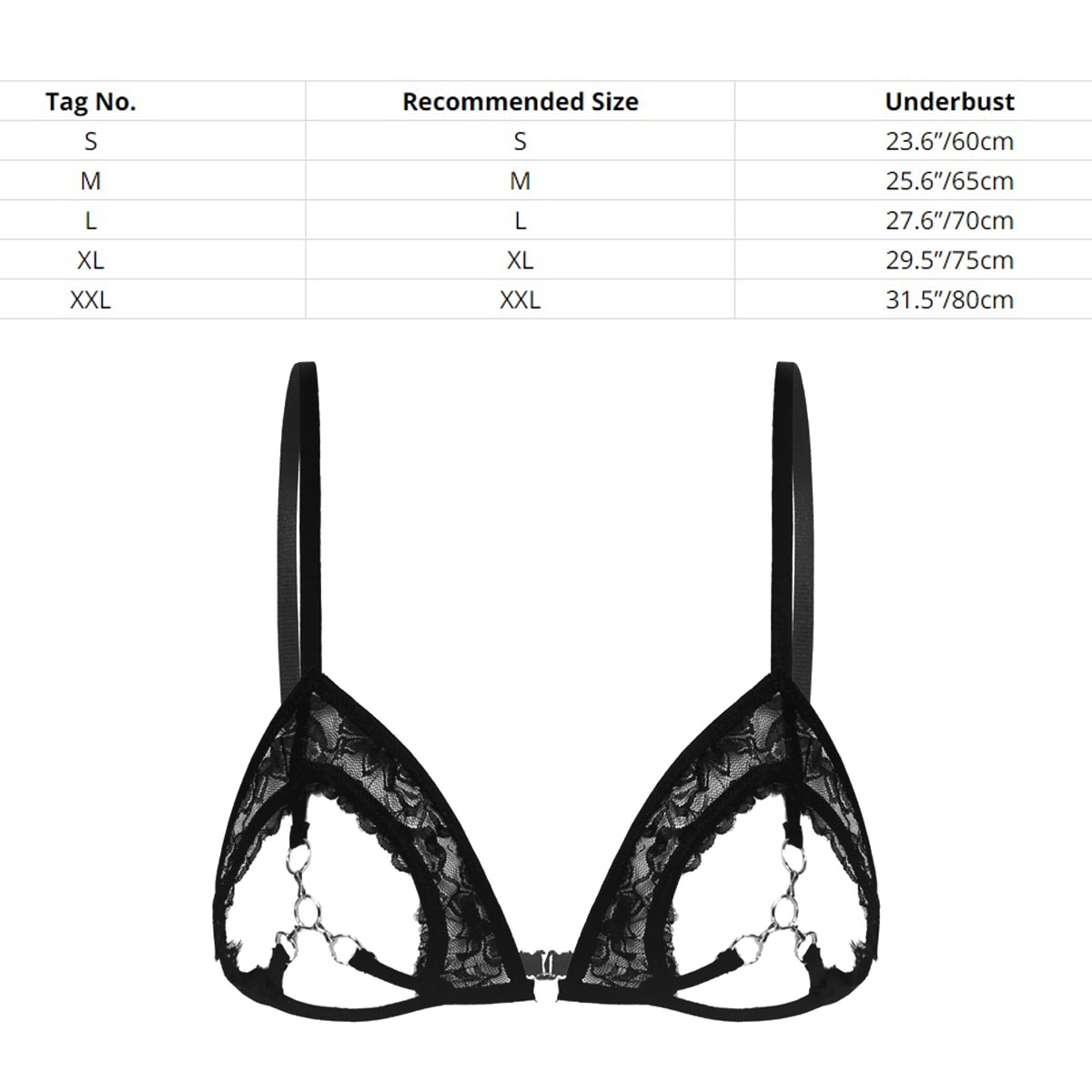 Sujetador de Bikini sin forro  - Sheer Mesh Bra reseña y precio
