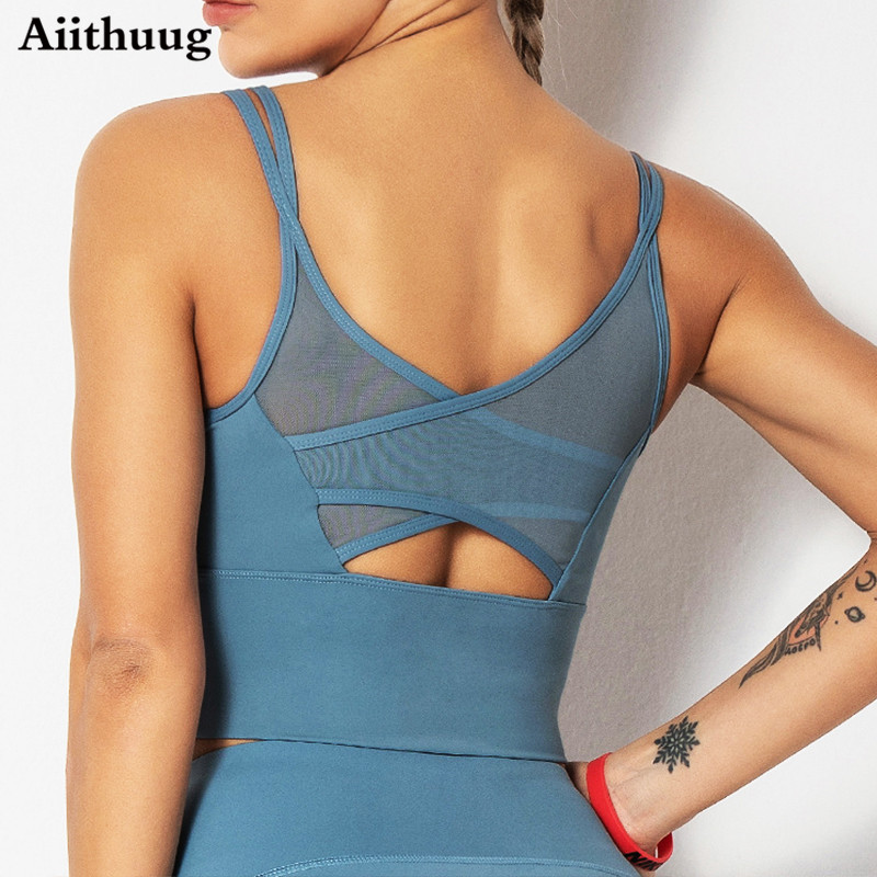 Aiithuug-sujetadores de Yoga,  - Sports Bra Racerback reseña y precio