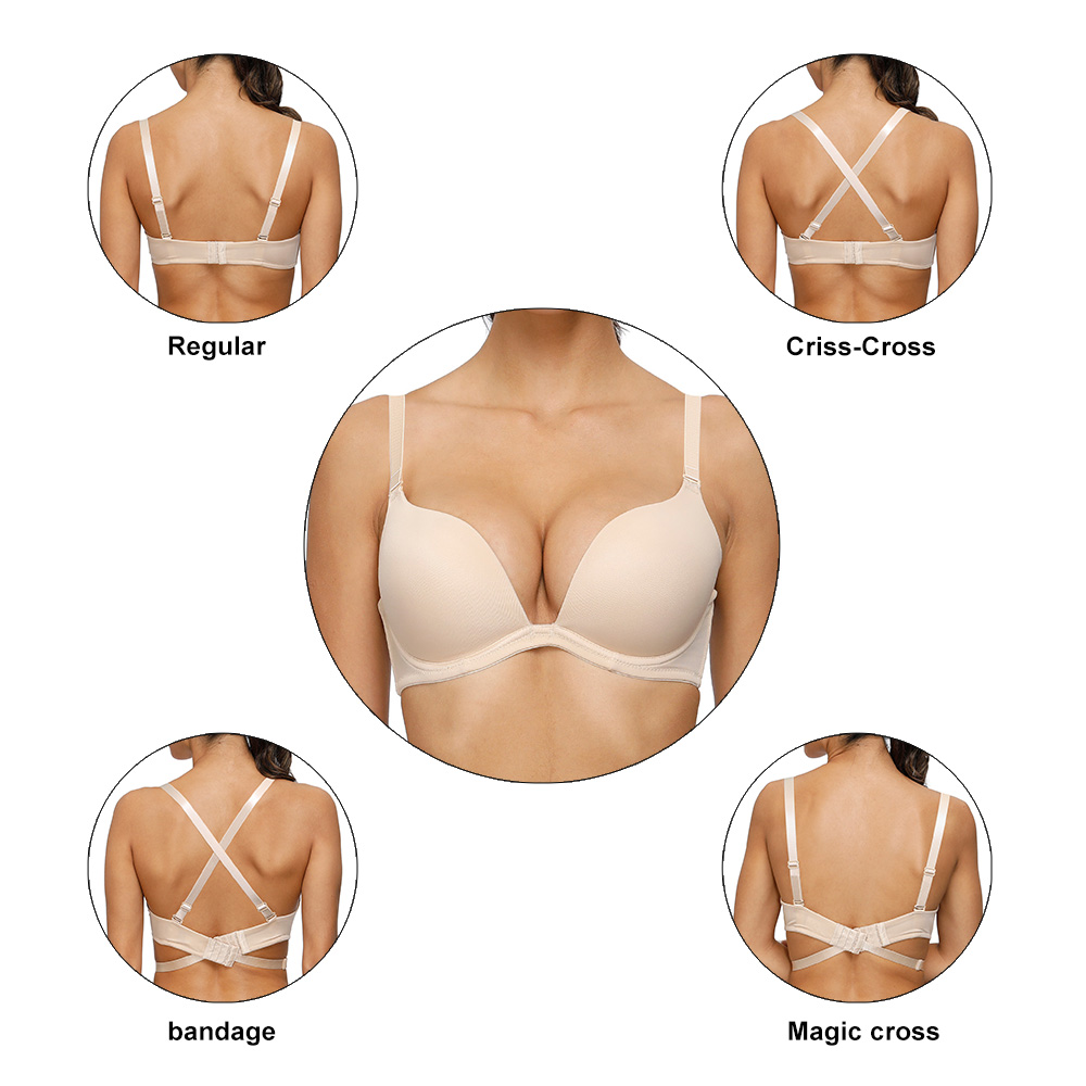 Vgplay-Sujetador con relleno l - Convertible Bra Multiway reseña y precio